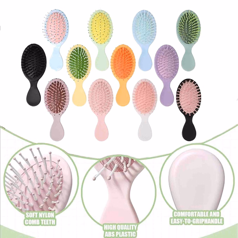 Plastic mini hair brush