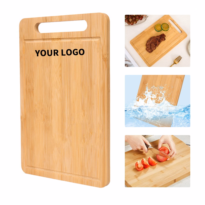 Natural Wood Kitchen Chopping Board With Hanging Hole