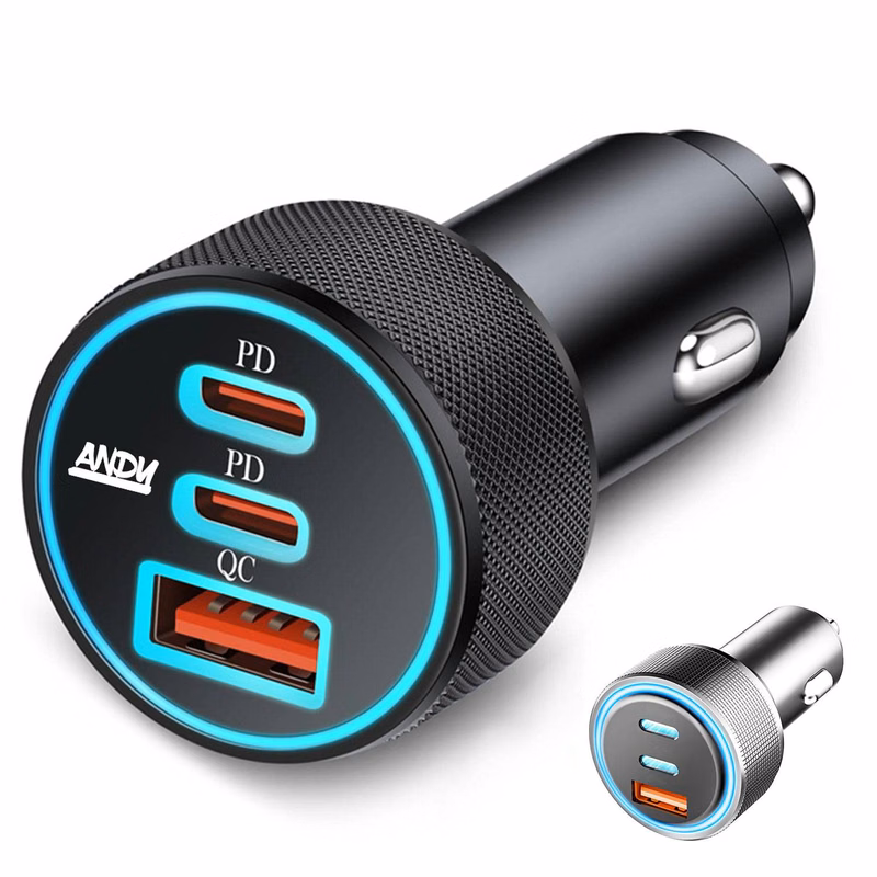 3-Port Ultra-Fast Car Charger