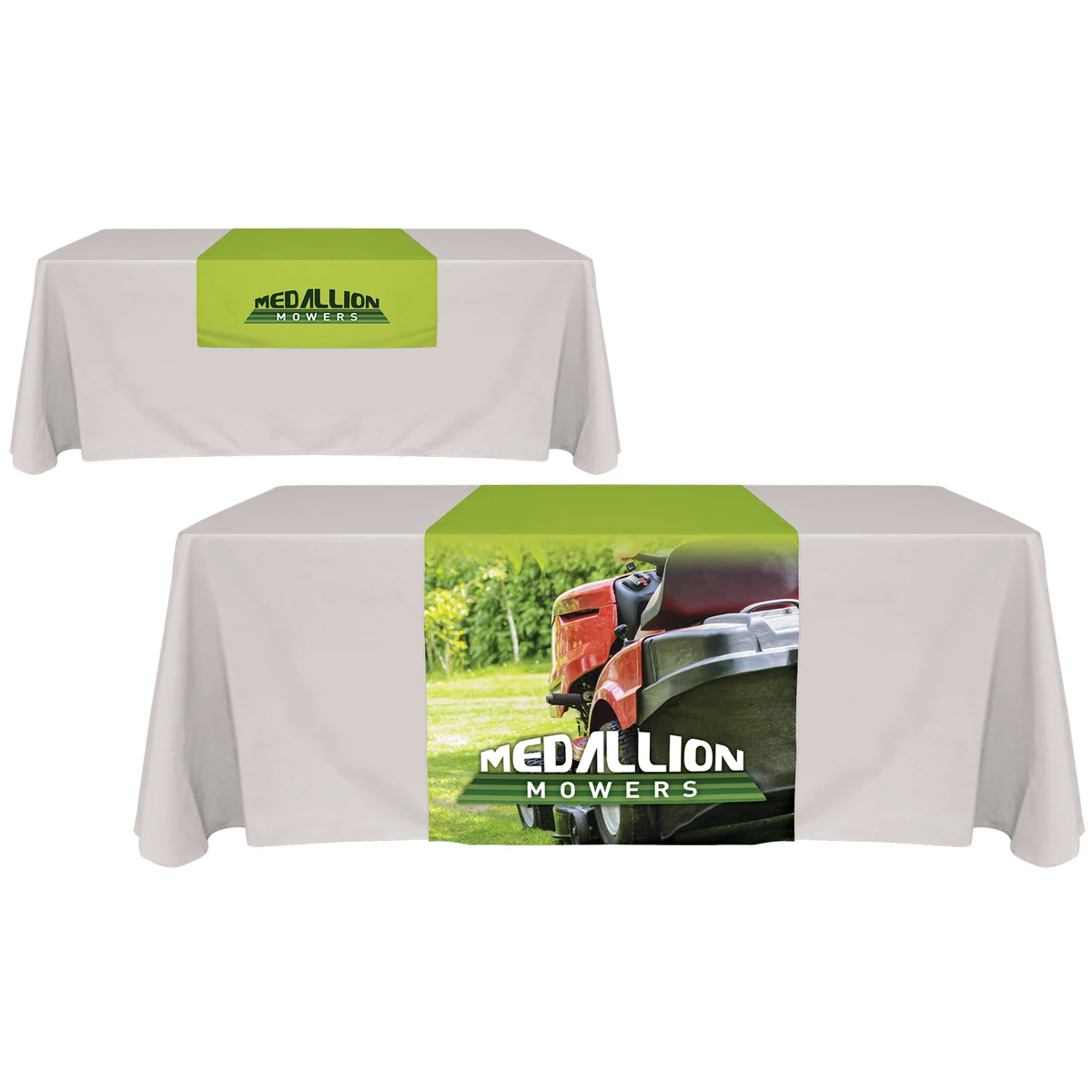 30" x 72" Knit Polyester Custom Table Runner 1