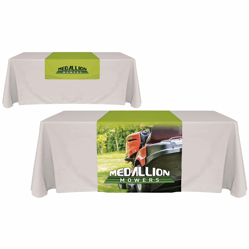 30" x 72" Knit Polyester Custom Table Runner