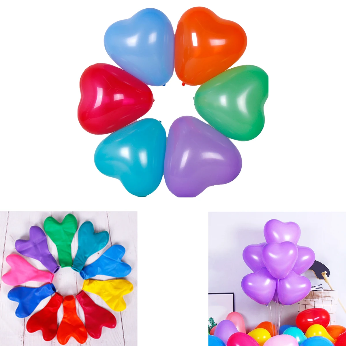 Heart-Shaped Aluminum Romantic Decoration Balloon 1
