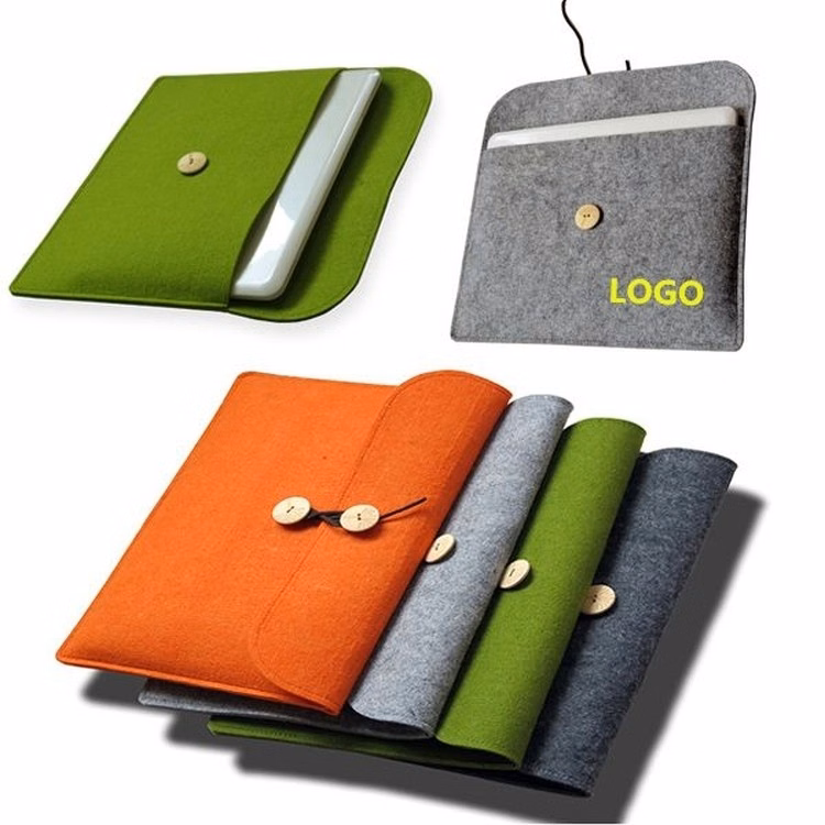 Felt Laptop Sleeve For Mac Book Air Pro - 13'