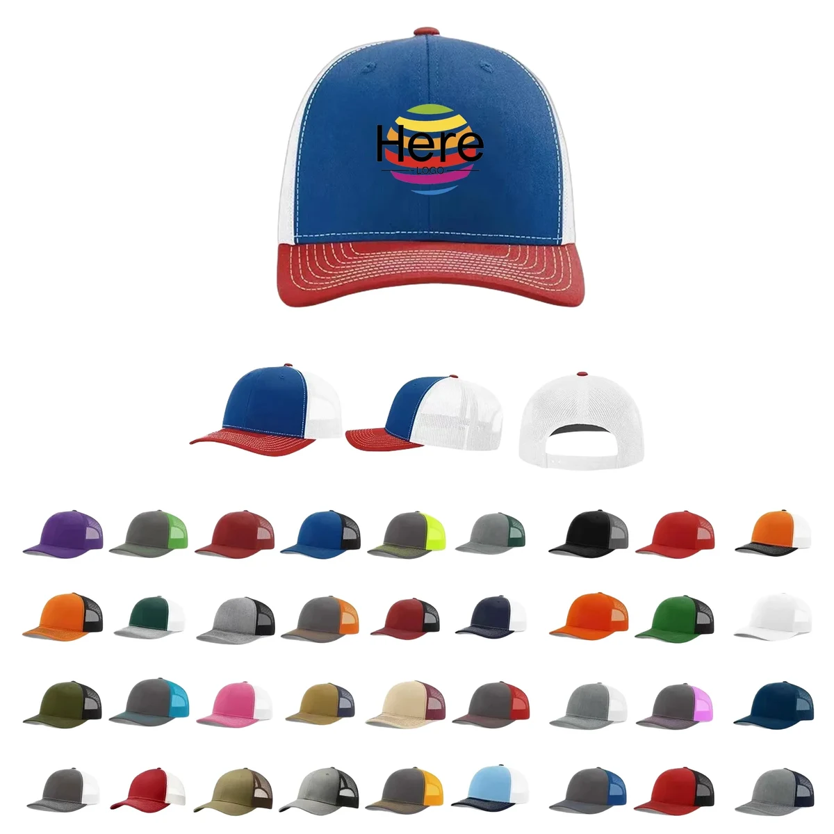 Mesh Baseball Cap Trucker Hat 1