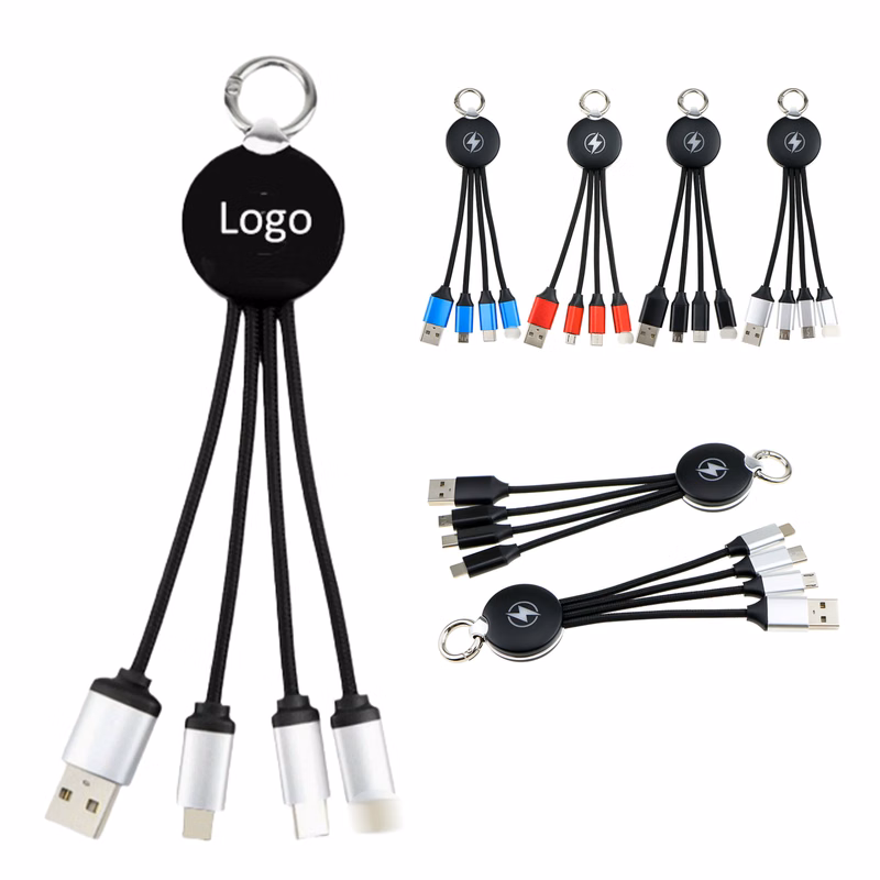 3 in 1 USB Cable Type C for Fast Charging
