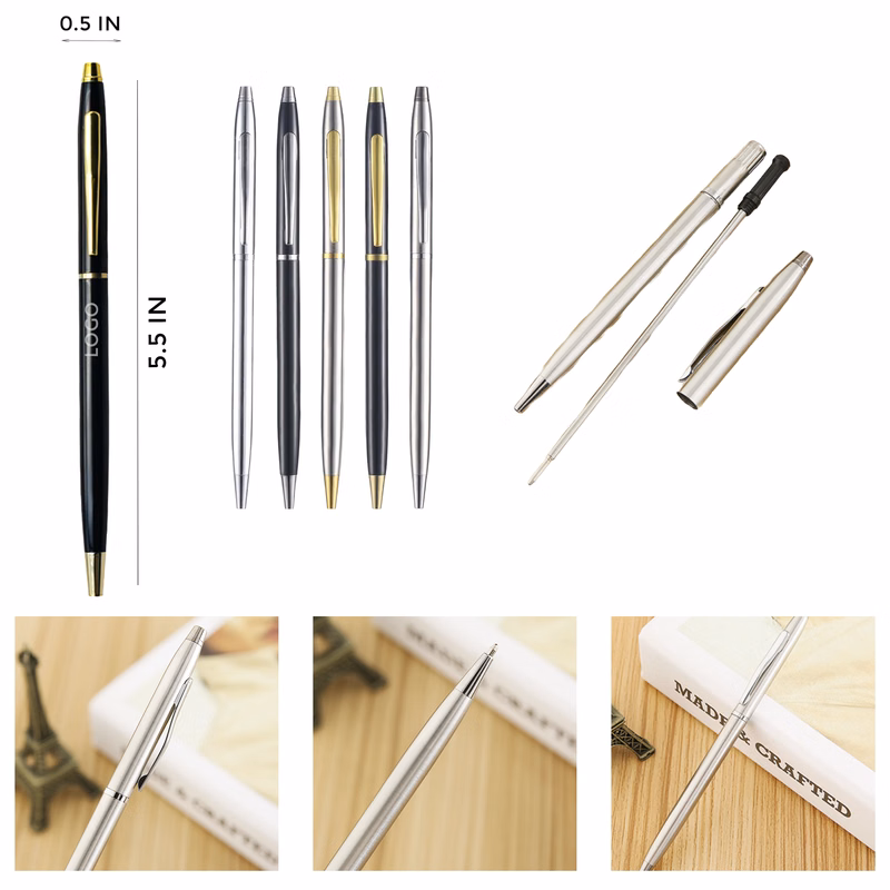 MOQ 10 PCS Metal Twist Action Pen
