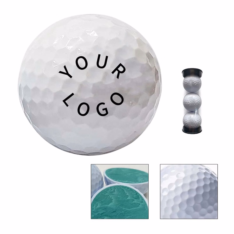 Golf Balls Three Pack in Tube for Sports or Gifts