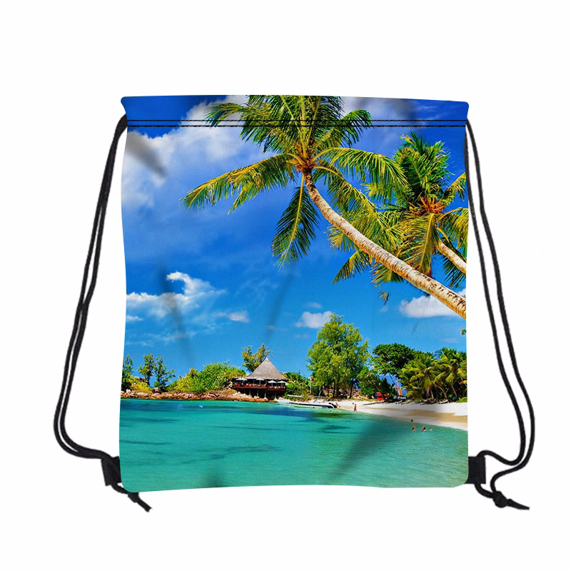 Full Color Polyester Drawstring BackPack