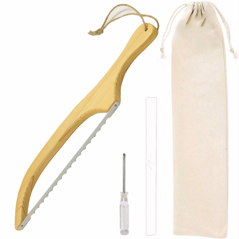 Wooden Serrated Bread Knife