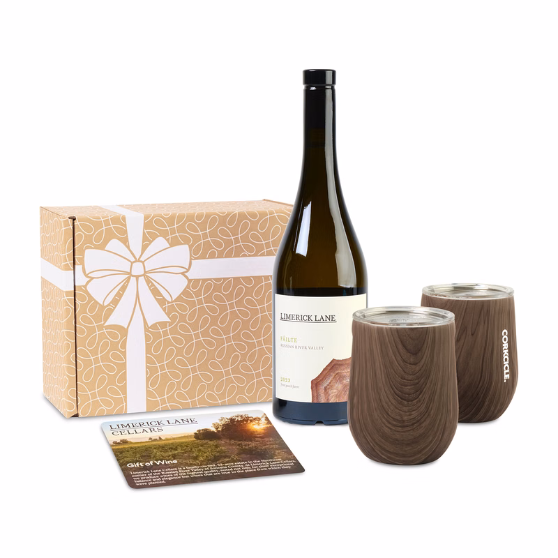 Limerick Lane Cellars A Toast To You Wine & Corkcicle® Stemless Gift Set