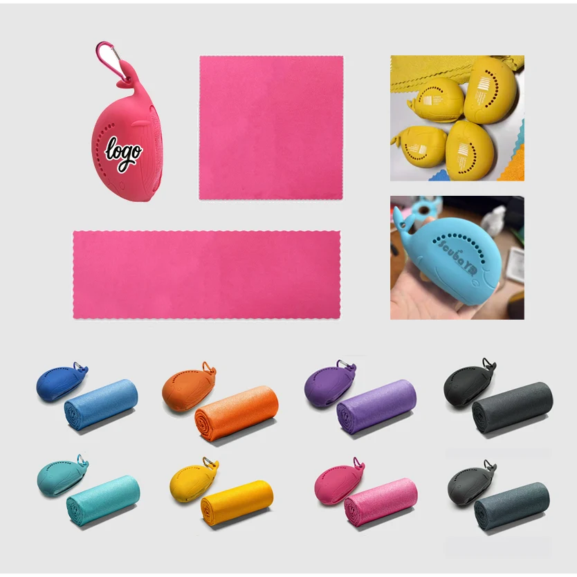 Portable Quick-Dry Sports Towel with Storage Case 1