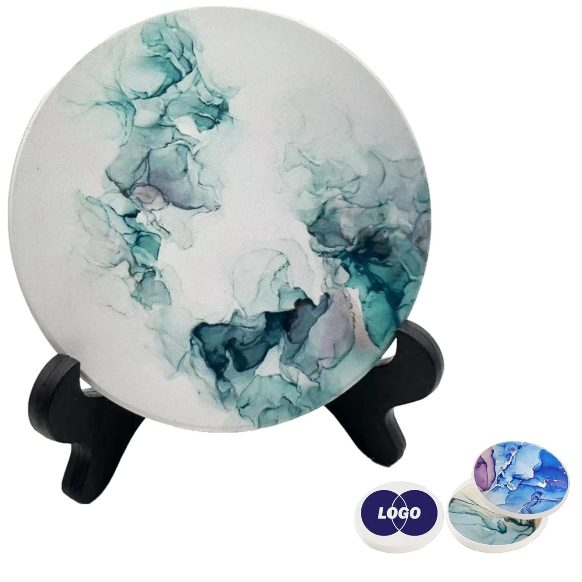 Eco Friendly Diatomite Absorbent Coaster 1