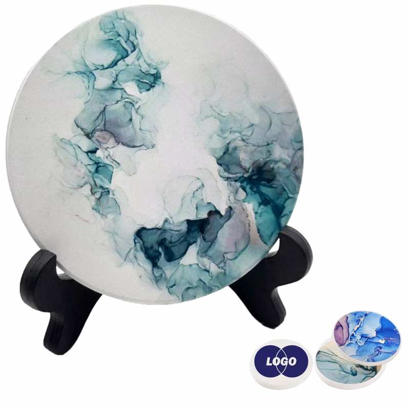 Eco Friendly Diatomite Absorbent Coaster