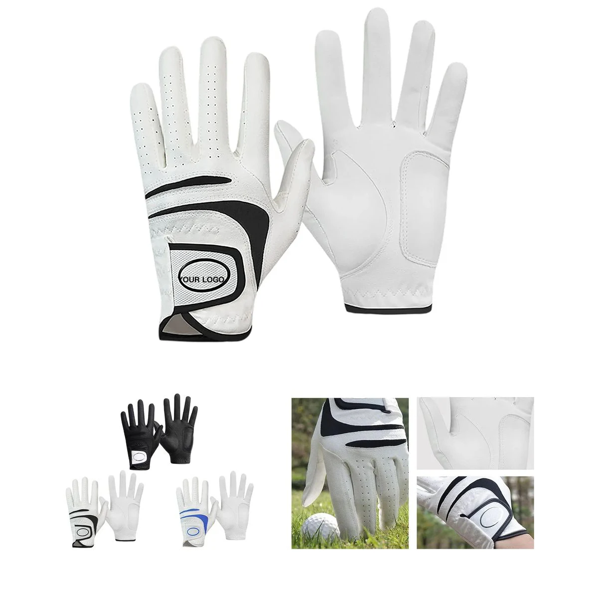 Breathable Nylon Golf Gloves 1