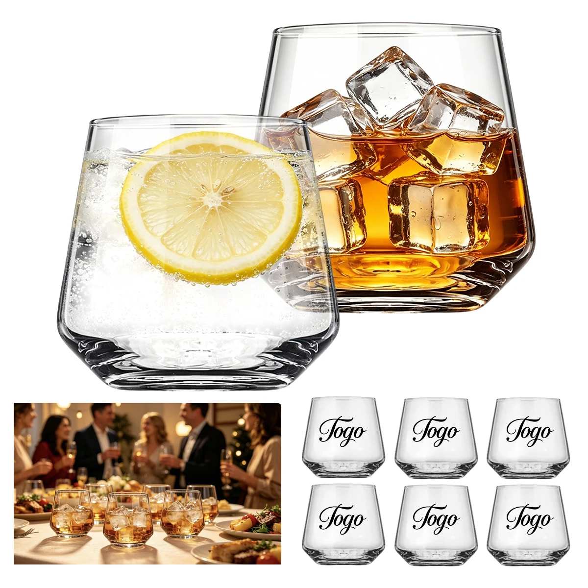 10oz Whiskey Highball Glass 1