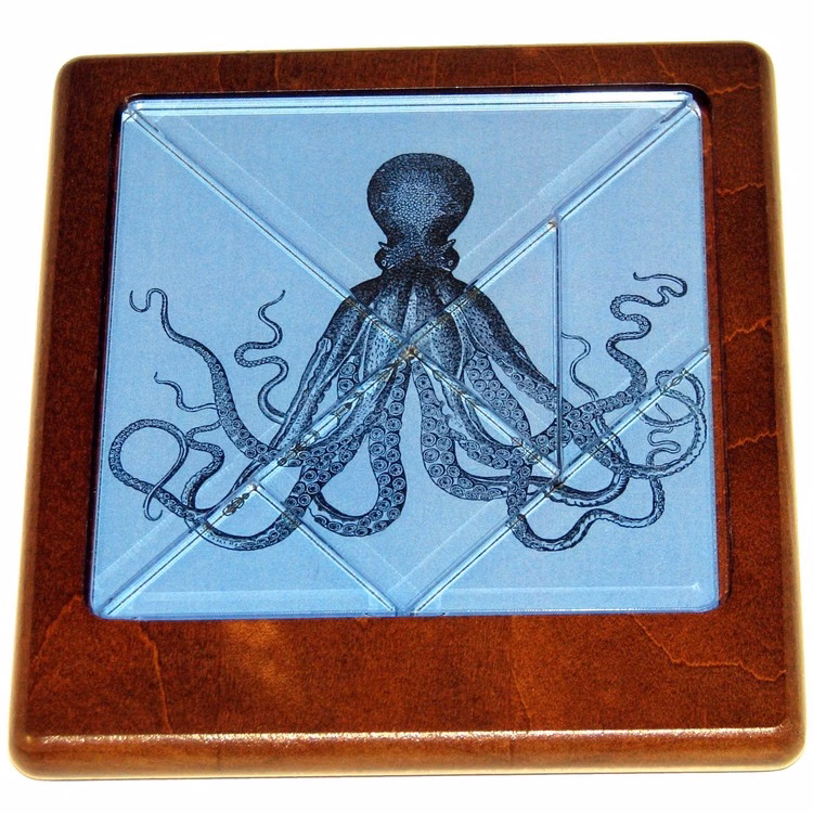 Wood Jigsaw Puzzle - 7 piece square