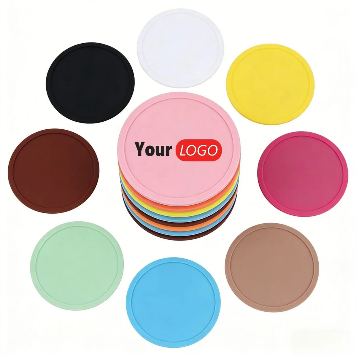 Extra Thick Non-Slip Silicone Coaster 1