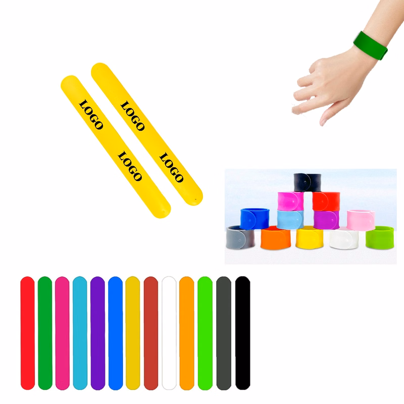 Silicone Slap Ring Bracelet Wristband