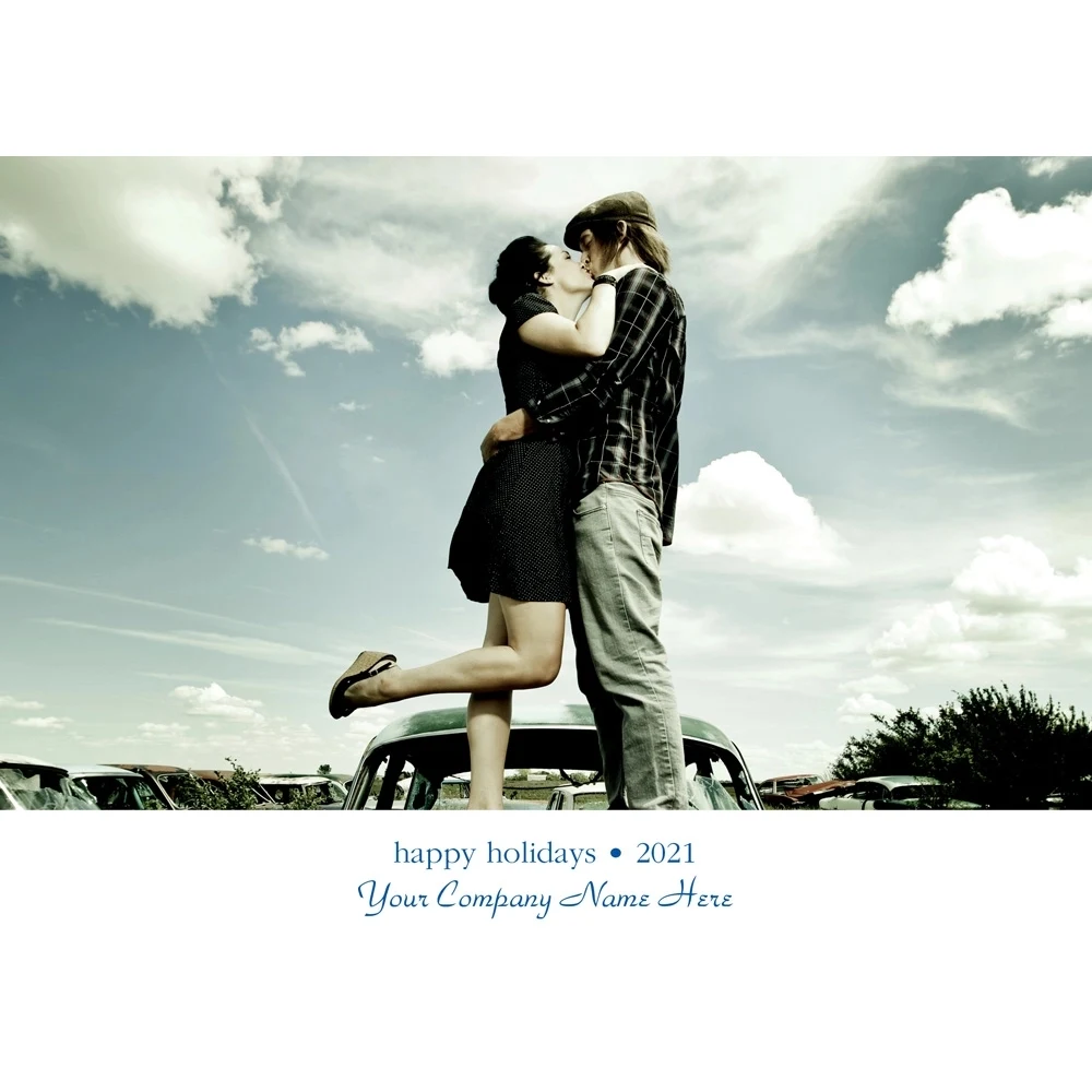 Stylish Font Photo Card 1