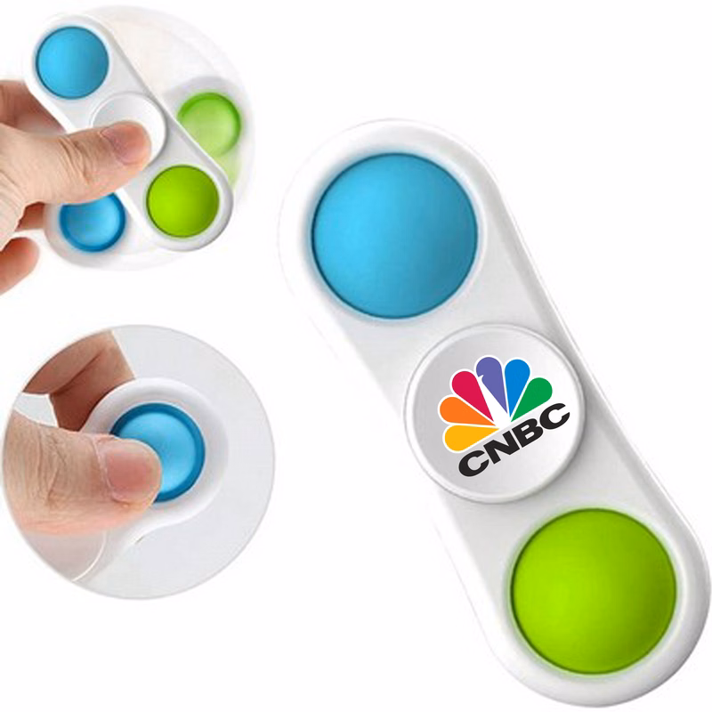2 Bubbles Pop-it Fidget Spinner