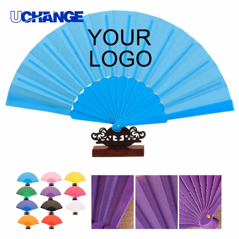 Plastic Handheld Fan with Custom Logo Print