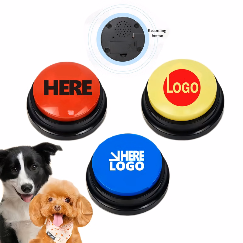 Interactive Pet Training Buttons With Recording Function