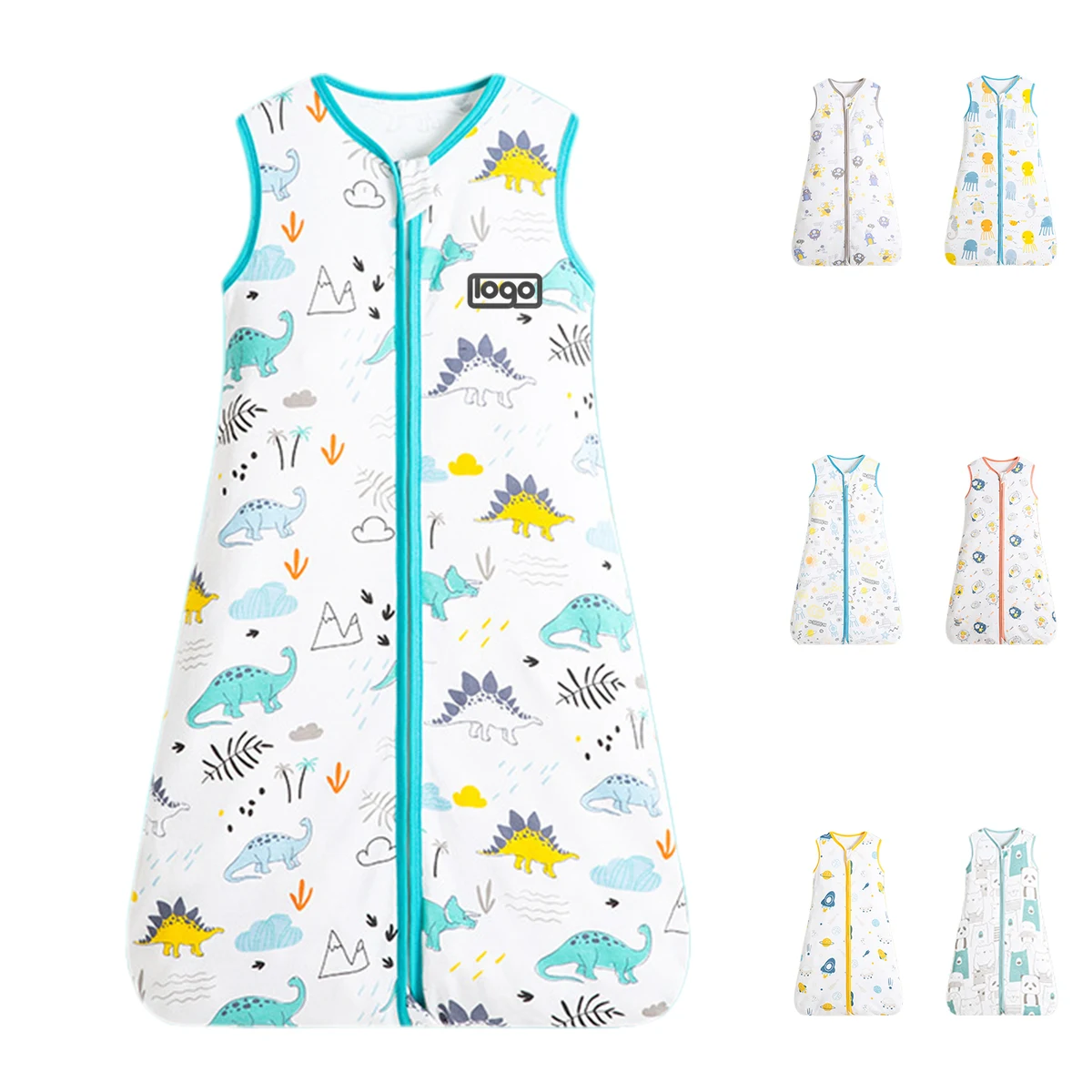 Cotton Baby Vest Sleepsack 1