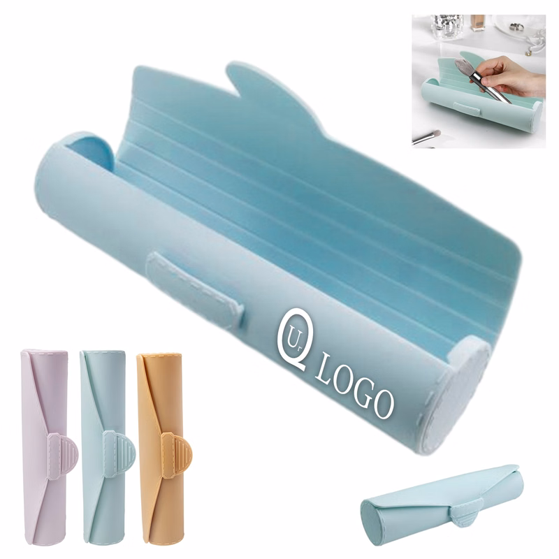 Silicone Travel Makeup Brushes Bag