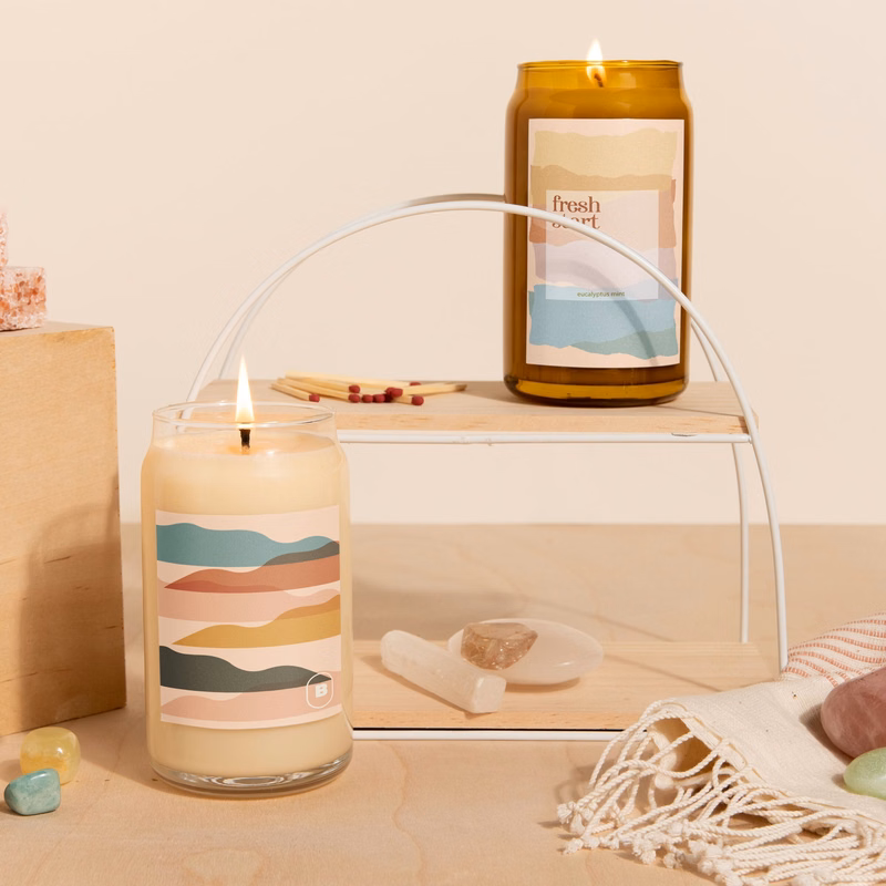 CAN GLASS CANDLE - LABEL