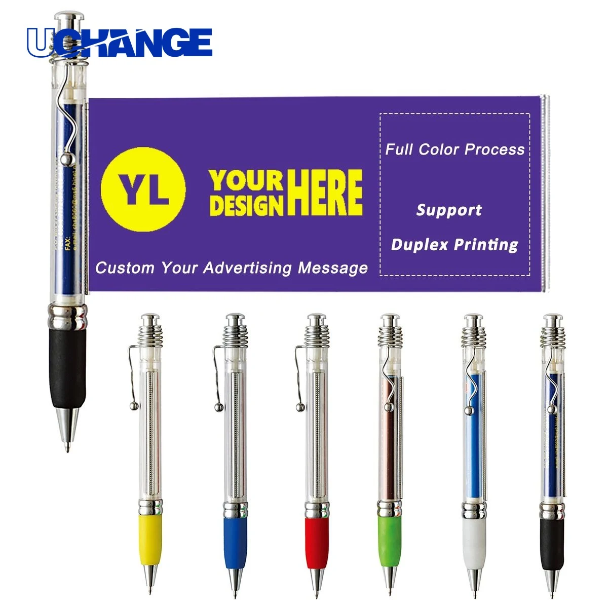 Advertising Banner Ballpoint Pen for Marketing, custom pen with logo imprint 1