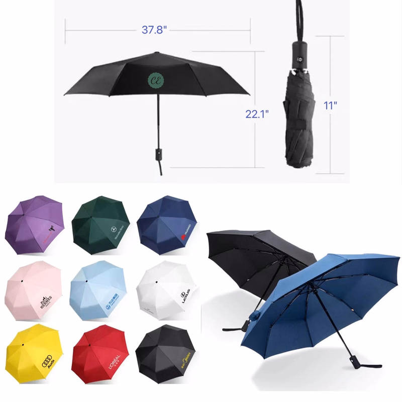 Automatic Double-duty Travel Umbrella