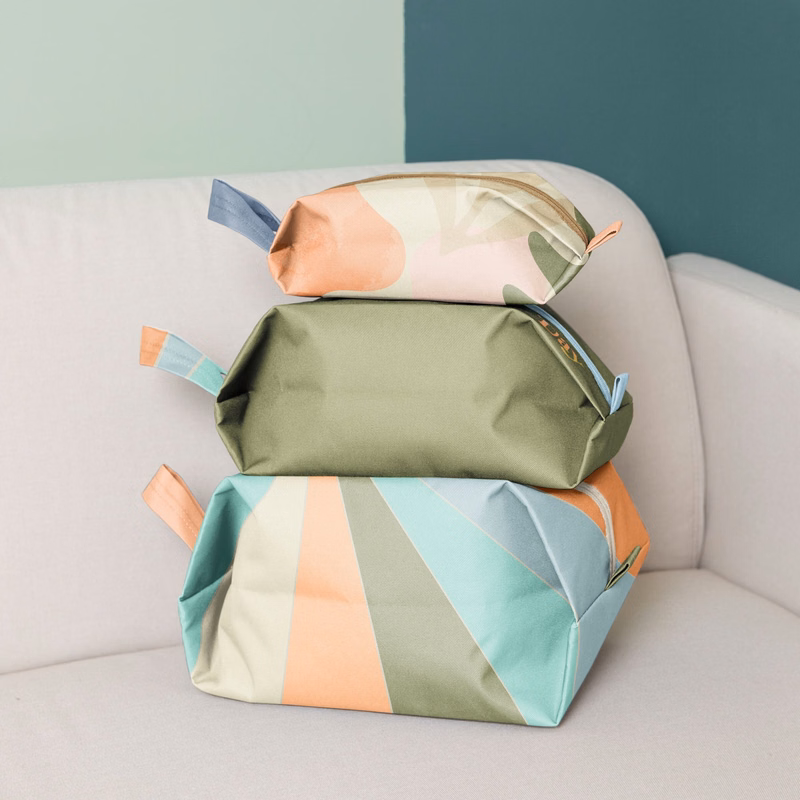 TUCK GUSSET POUCHES SET OF 3 - 4CP POLY