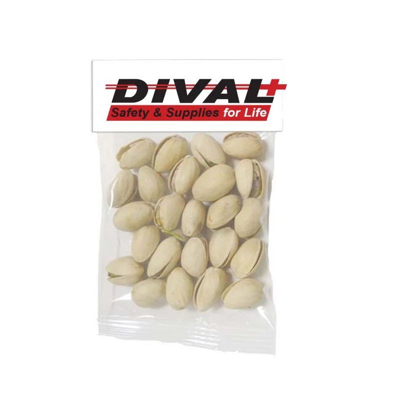 Small Header Bags - Jumbo Salted Pistachios 1