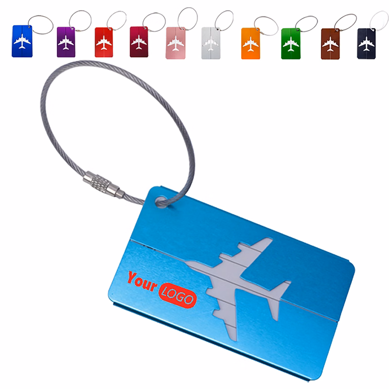 Aircraft-Design Aluminum Baggage Tag