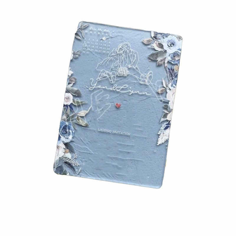 4" x 6" Transparent Acrylic Invitation Cards