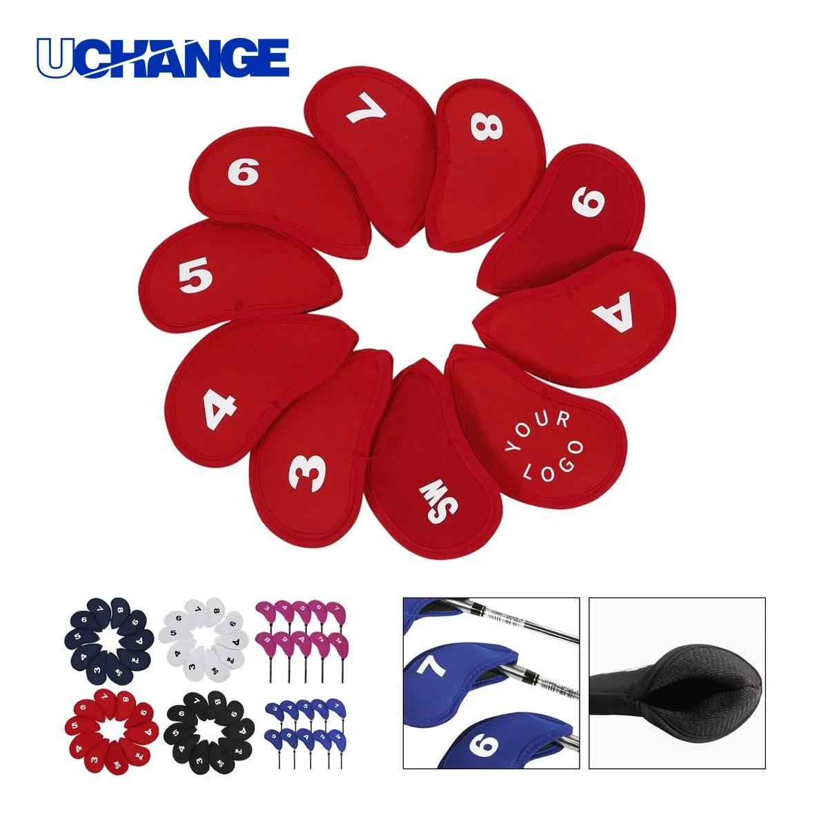11 Piece Golf Club Headcover Set 1
