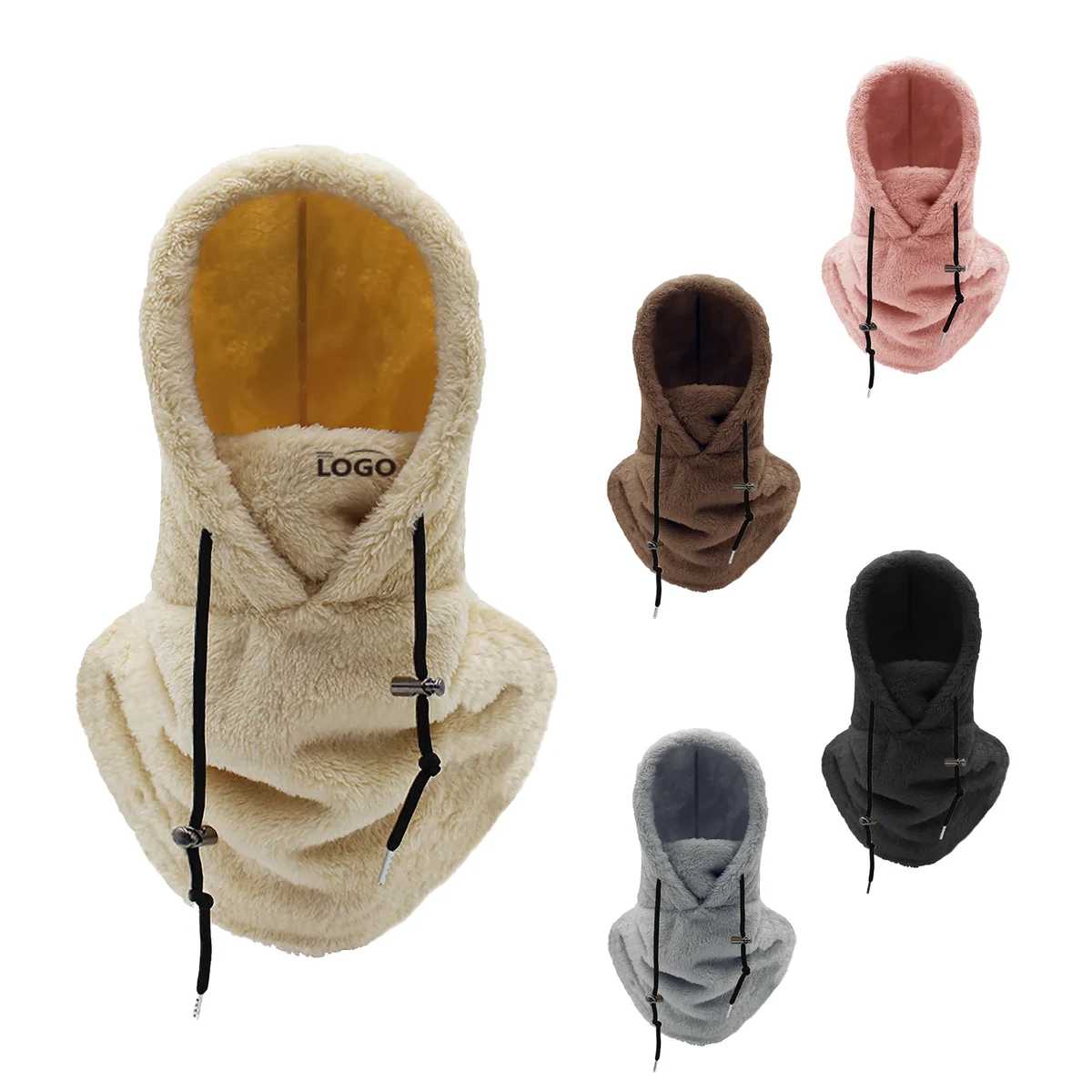 Fleece Balaclava Sun Cold Wind Protection Hat Face Cover 1