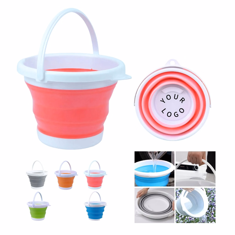 Portable Collapsible 3L Silicone Bucket
