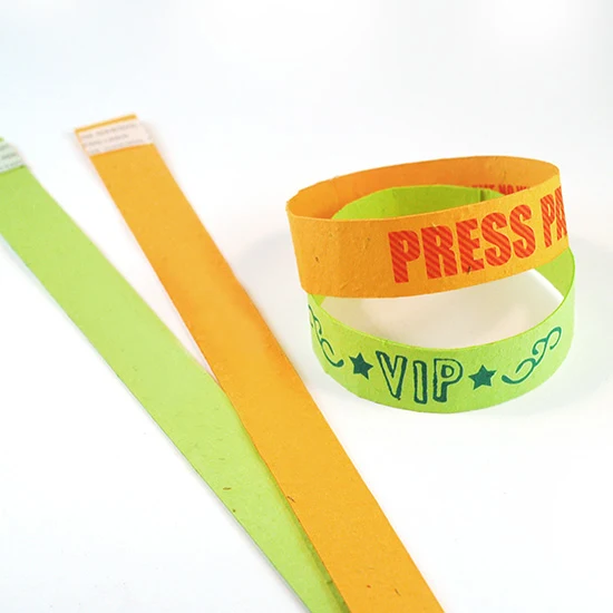 Single Sided Seed Paper Wristbands Long 1