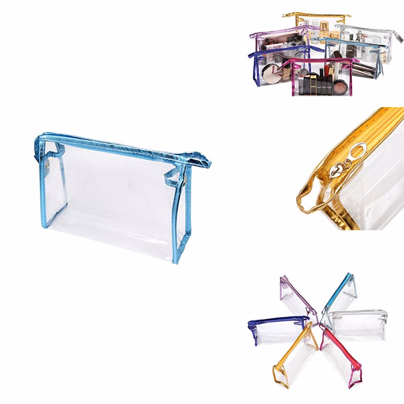 Portable Transparent Waterproof Cosmetic Bag/Makeup Tool Organizer Bag
