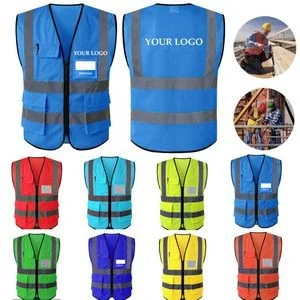 120gsm Mesh Polyester Construction Safety Reflective Vest 1
