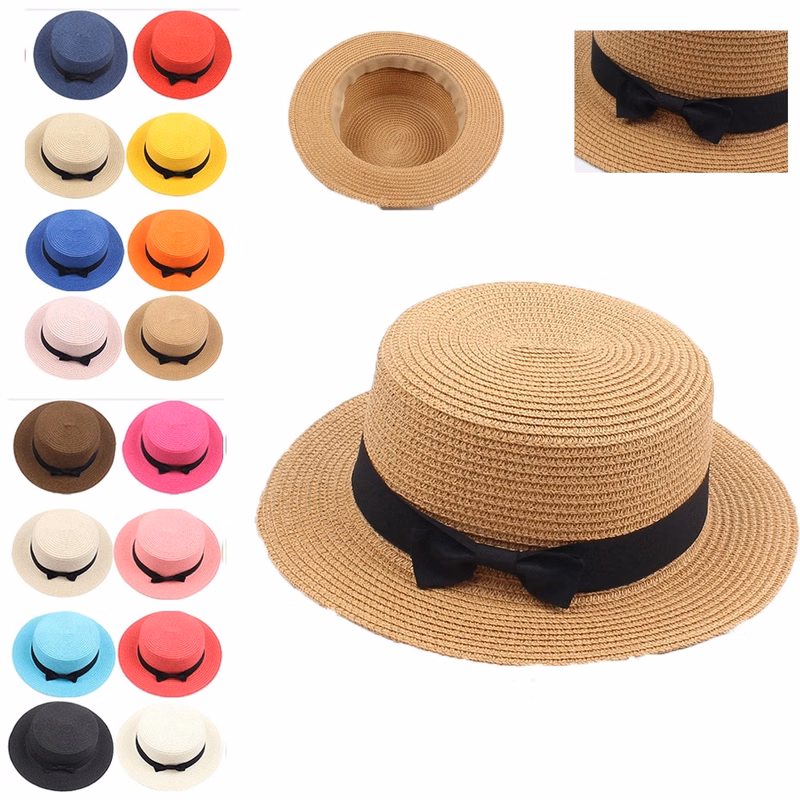 Sun Protection Beach Bowknot Straw Hat