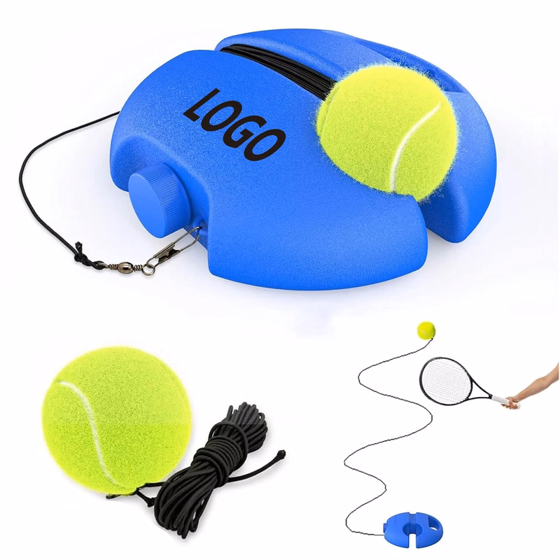MOQ 50PCS Solo Tennis Training Equipment With String Ball