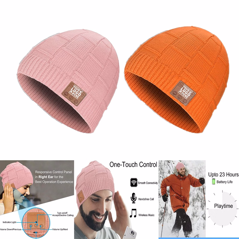 Unique Tech Gift Stocking Stuffer Bluetooth Beanie Headphone Hat