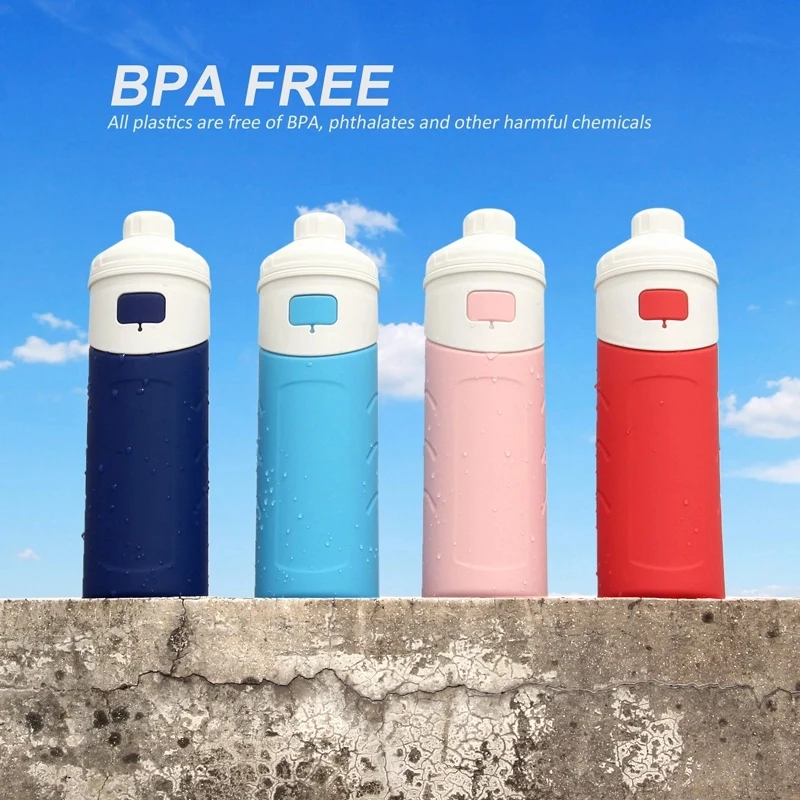 Silicone Insulated Water Bottle Thermos 500ml 1