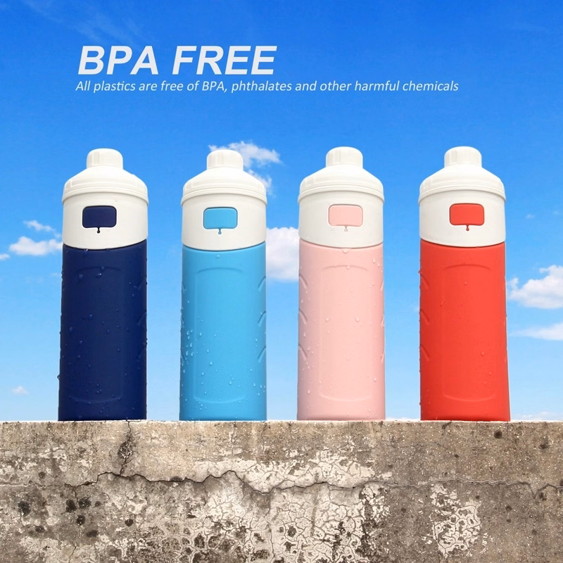 Silicone Insulated Water Bottle Thermos 500ml