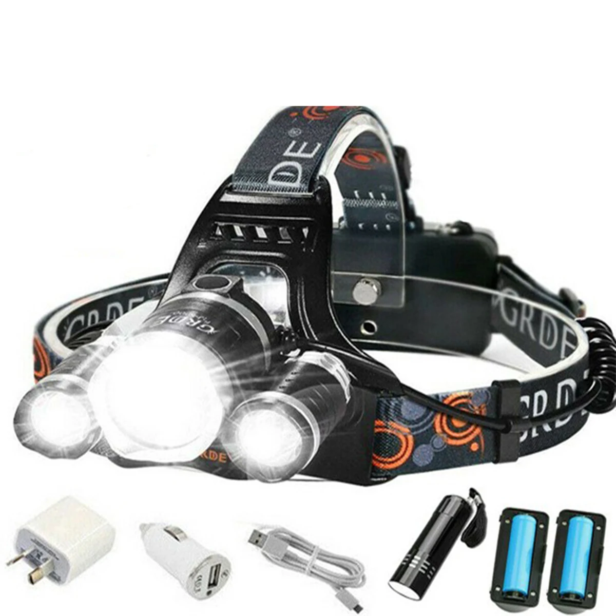 USB Rechargeable Headlamp 1