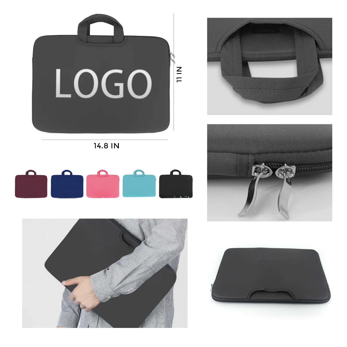 MOQ 10 PCS Comfortable Laptop Bag 1
