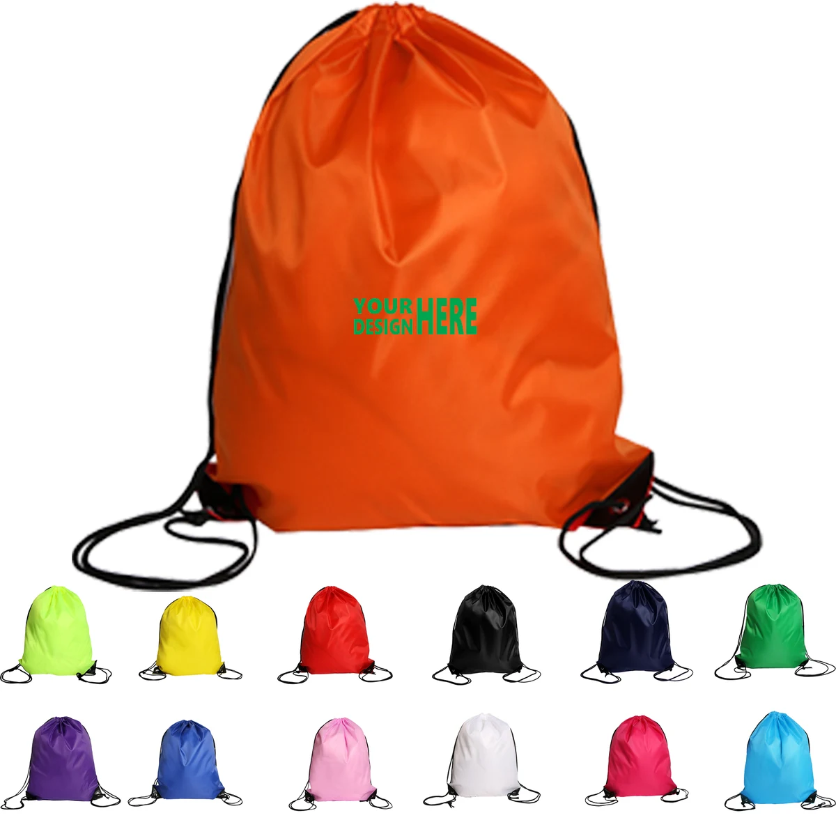 Athletic Drawstring Backpack 1