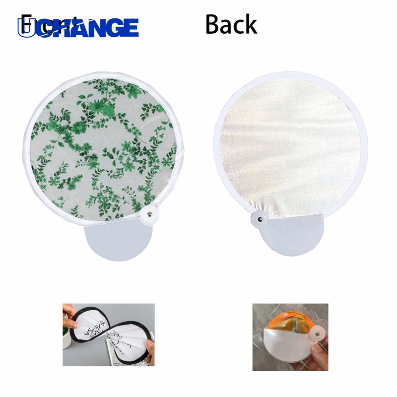 Foldable Cloth Carry Circular Fan Accessory for Events